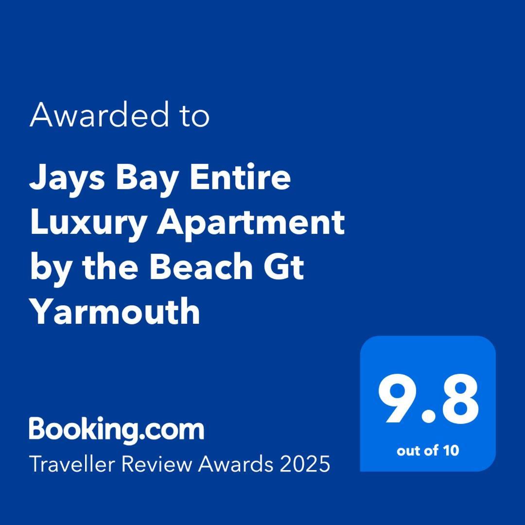 Jays Bay Entire Luxury Apartment By The Beach Gt Yarmouth Great Yarmouth Zewnętrze zdjęcie